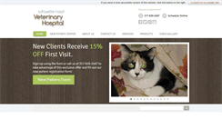 Desktop Screenshot of lafayetteroadveterinaryhospital.com